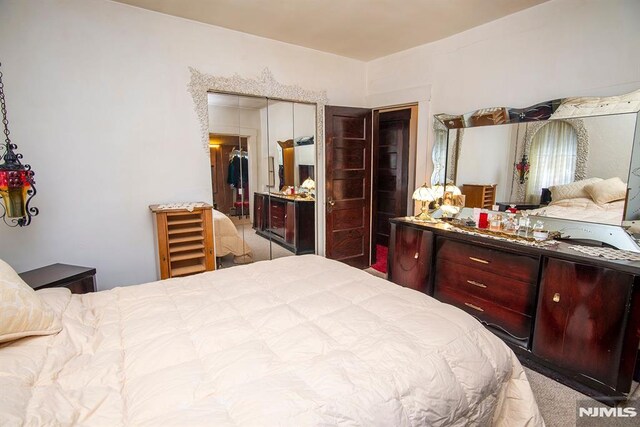 bedroom featuring a closet