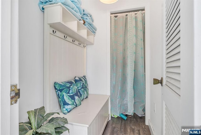 28 Scott Ct, Allendale, NJ 07401 - mudroom with dark wood-style floors