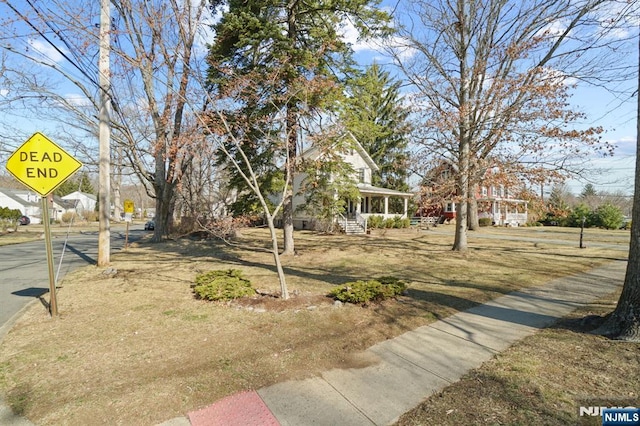 exterior space featuring covered porch