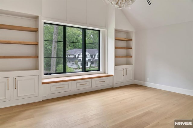 16 Donnybrook Dr, Demarest, NJ 07627 - additional living space with vaulted ceiling, light wood-type flooring, built in features, and baseboards