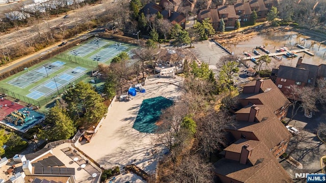 bird's eye view featuring a residential view