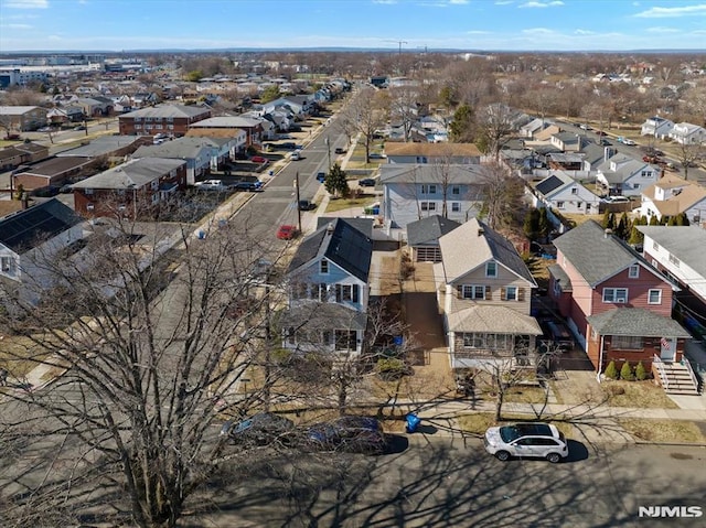 bird's eye view featuring a residential view