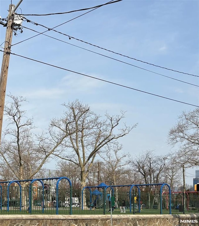 community playground featuring fence