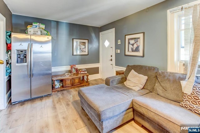 162 Summer St, Orange, NJ 07050 - living room featuring light wood finished floors