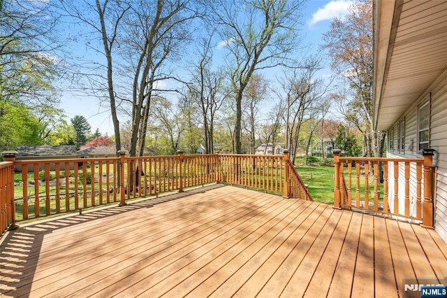 view of deck