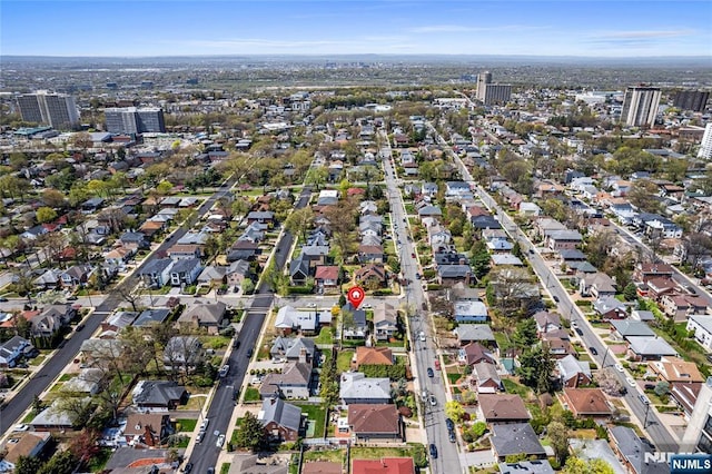 drone / aerial view featuring a residential view