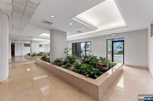 common area featuring visible vents