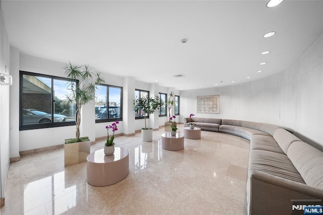 view of community lobby