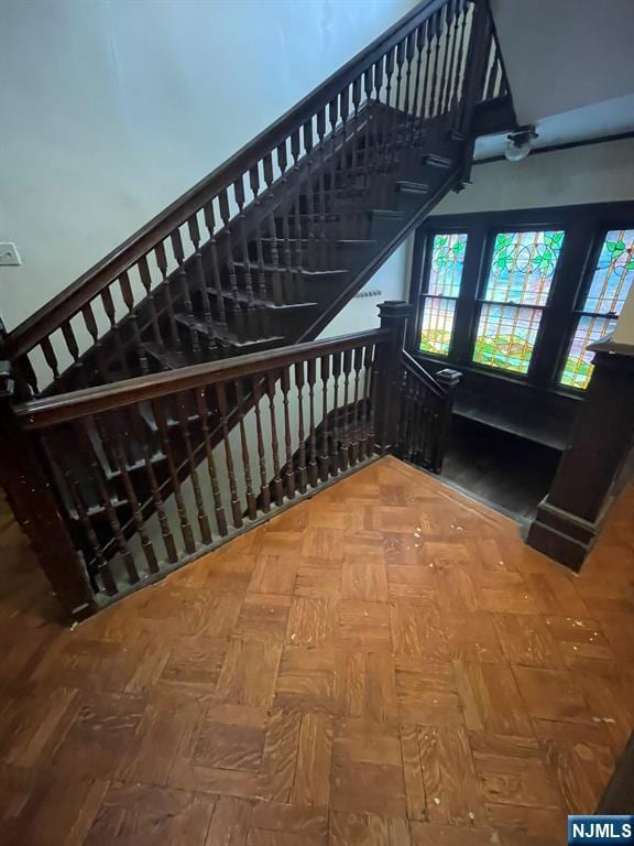view of stairway