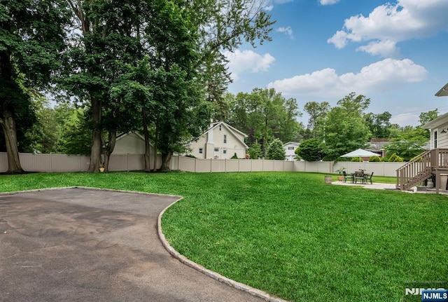 334 Durie Ave, Closter, NJ 07624 - view of yard featuring a patio and stairs