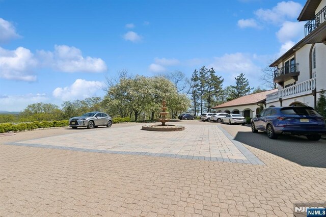 view of uncovered parking lot