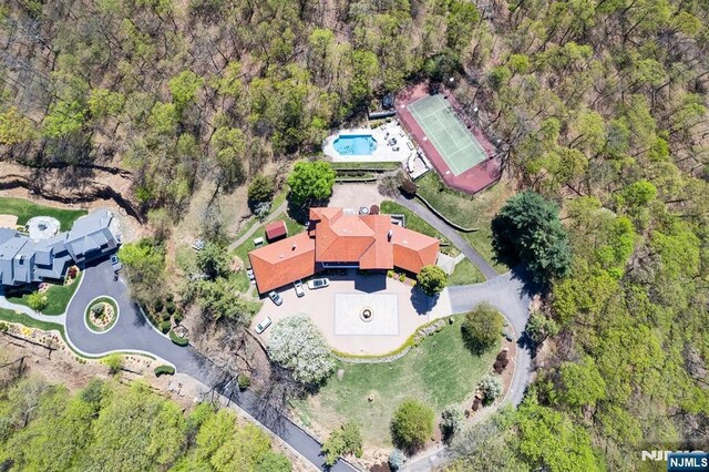 drone / aerial view