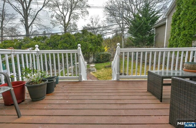 279 Boonton Ave, Butler Borough, NJ 07405 - view of wooden deck