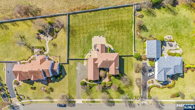 drone / aerial view featuring a residential view