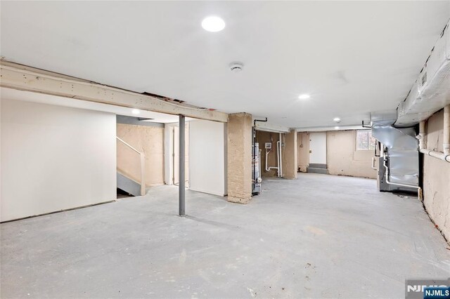 1457 67th St, North Bergen, NJ 07047 - basement featuring stairs