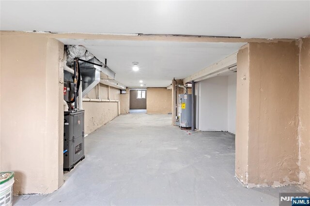 1457 67th St, North Bergen, NJ 07047 - basement with water heater