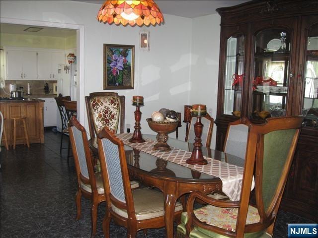 view of dining space