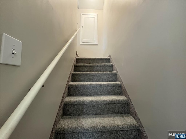 view of stairs
