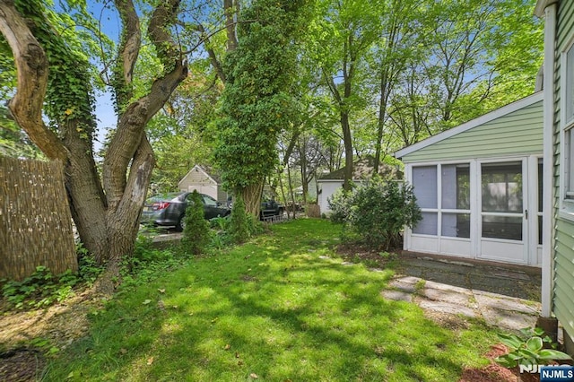 view of yard