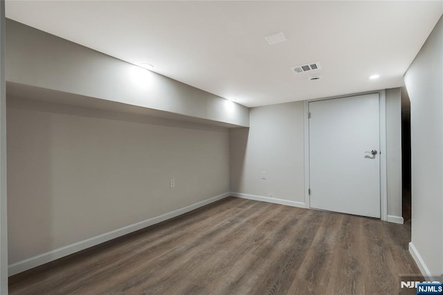 560 18th St, Newark, NJ 07103 - empty room with baseboards, wood finished floors, and visible vents