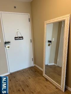 770ANDERS Anderson Ave Unit 4A, Cliffside Park, NJ 07010 - entryway featuring wood finished floors and baseboards