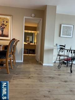 770ANDERS Anderson Ave Unit 4A, Cliffside Park, NJ 07010 - hall with wood finished floors and baseboards