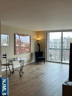 770ANDERS Anderson Ave Unit 4A, Cliffside Park, NJ 07010 - sitting room featuring wood finished floors and baseboards
