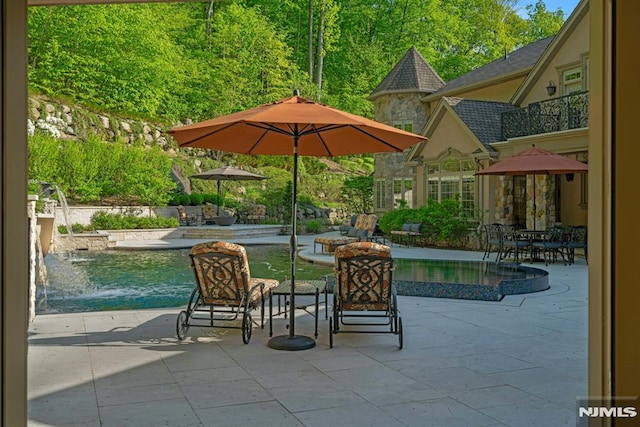 22 Nottingham Ct, Ringwood, NJ 07456 - view of patio featuring an outdoor pool