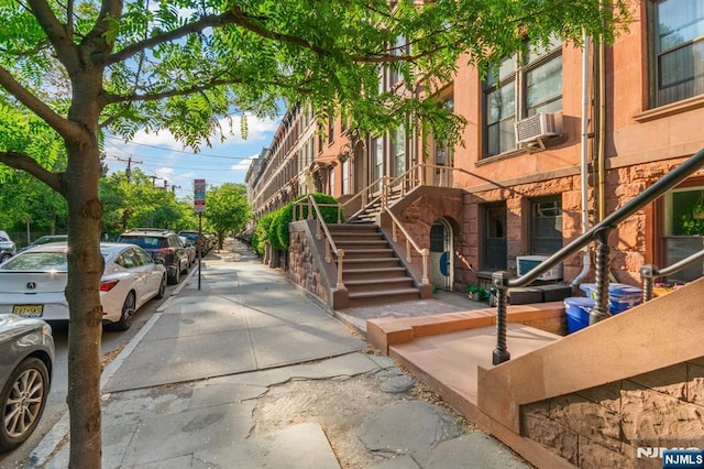258 Montgomery St Unit 1, Jersey City, NJ 07302 - exterior space with stairs