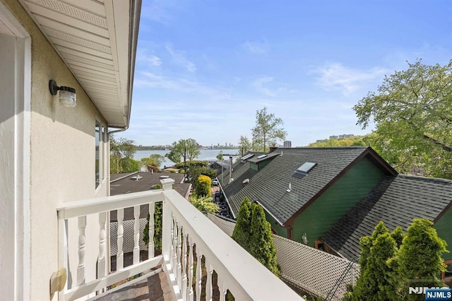 4 Colony Rd, Edgewater, NJ 07020 - balcony featuring a water view