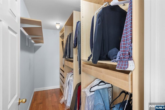 4 Colony Rd, Edgewater, NJ 07020 - walk in closet featuring hardwood / wood-style flooring