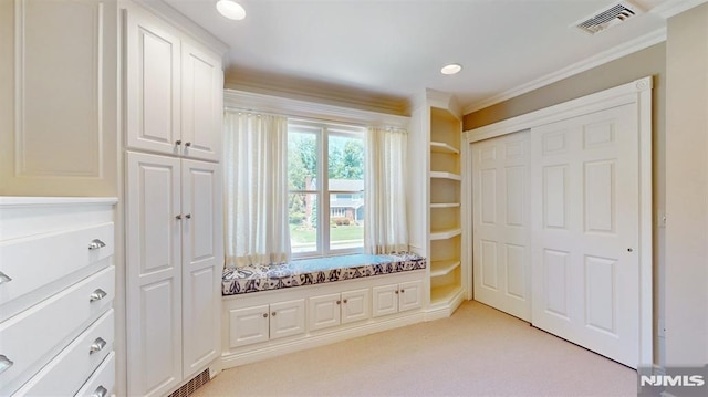 19 Merrill Dr, Mahwah, NJ 07430 - unfurnished bedroom with ornamental molding, light colored carpet, and recessed lighting