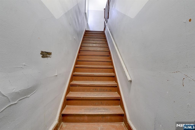 view of staircase