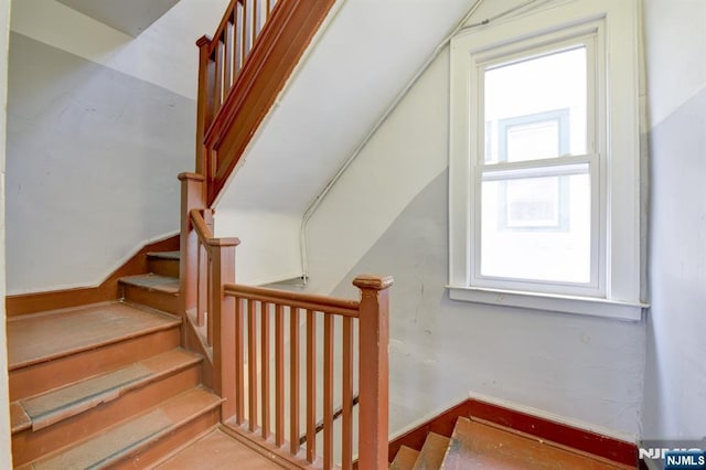 view of stairs