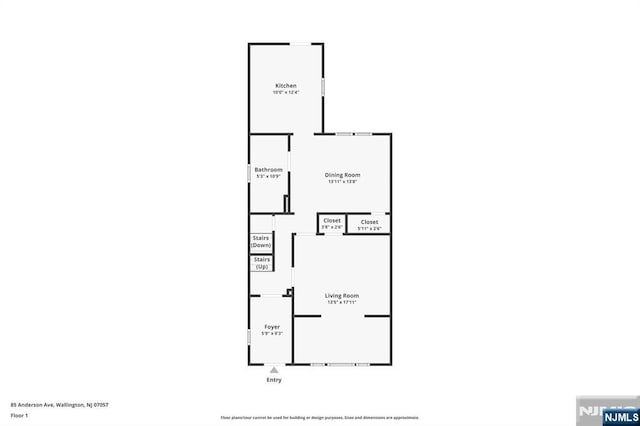 85 Anderson Ave, Wallington, NJ 07057 - home floor plan