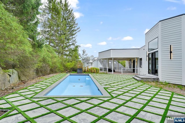 pool featuring a patio