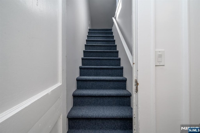 view of staircase