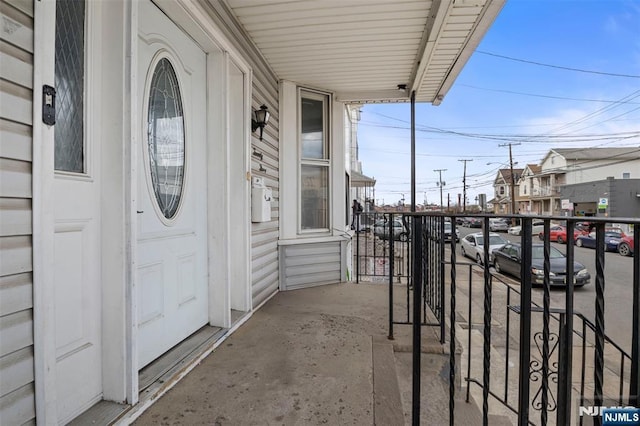 23 Foundry St, Newark, NJ 07105 - doorway to property featuring a balcony