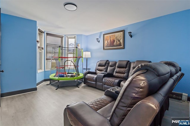 23 Foundry St, Newark, NJ 07105 - cinema featuring baseboards and wood finished floors