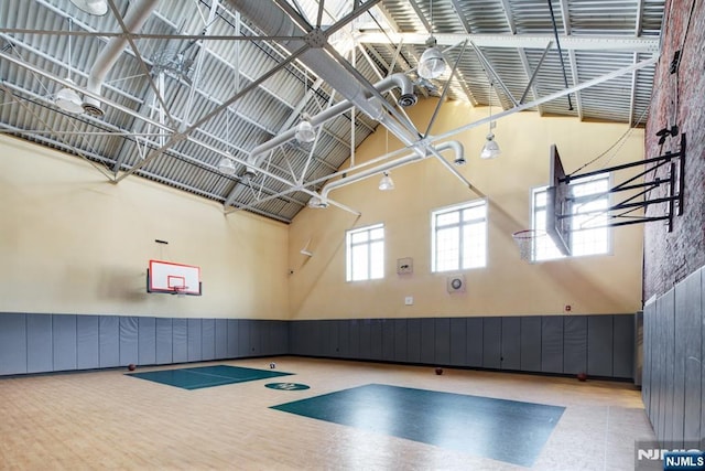 view of basketball court featuring community basketball court