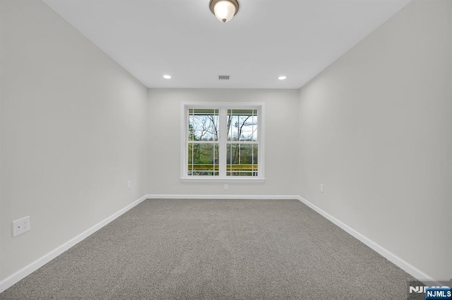 305 Mountainside Dr, Vernon, NJ 07422 - carpeted spare room with baseboards and recessed lighting