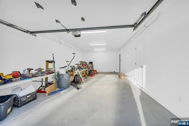 305 Mountainside Dr, Vernon, NJ 07422 - garage featuring a garage door opener