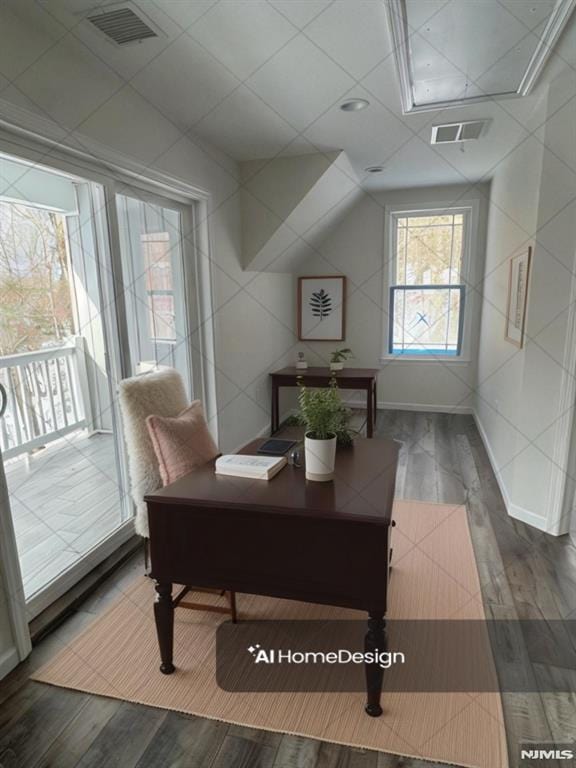 305 Mountainside Dr, Vernon, NJ 07422 - office space with wood finished floors