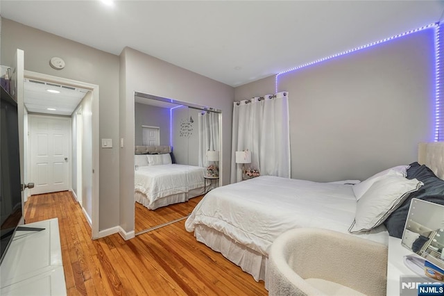 61 Sabina St, Little Ferry, NJ 07643 - bedroom with recessed lighting, baseboards, and light wood-style flooring