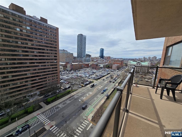 270 Marin Blvd Unit 12-O, Jersey City, NJ 07302 - balcony featuring a city view