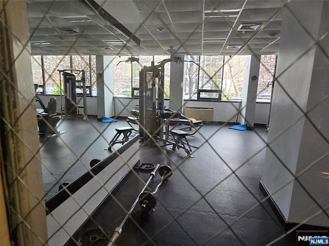 270 Marin Blvd Unit 12-O, Jersey City, NJ 07302 - gym featuring plenty of natural light