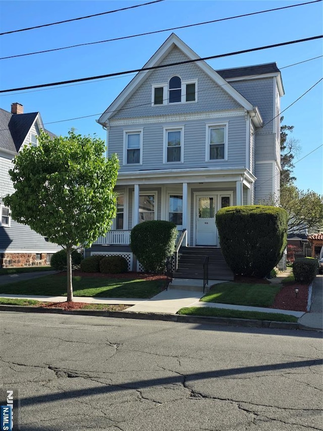 108 Stewart Ave, Kearny, NJ 07032 - view of front facade featuring covered porch