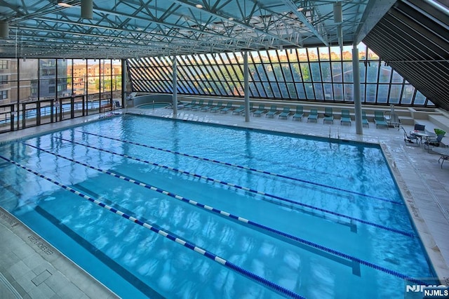 view of indoor pool