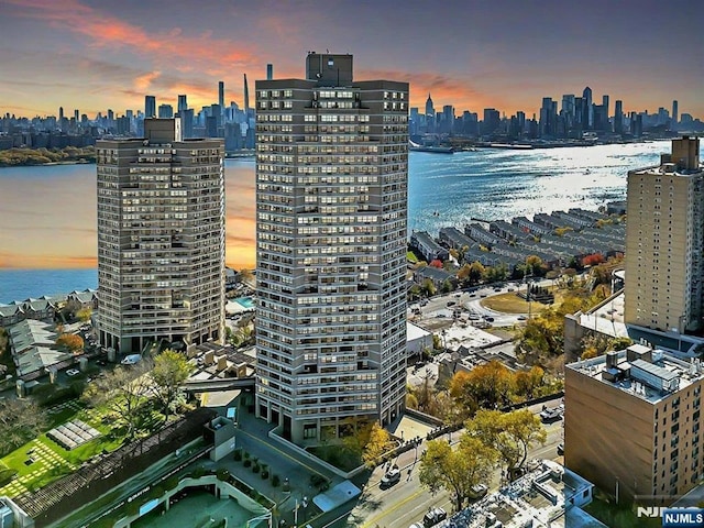 city view featuring a large body of water