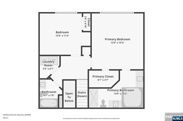 150 Blue Heron Dr, Secaucus, NJ 07094 - room layout